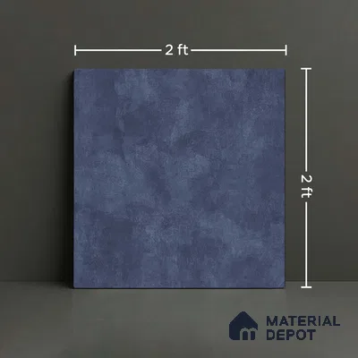 Stone Look Wall & Floor Tile TL 08213 B Oyster Navy 2 ft x 2 ft Vitrified Matte Finish - 9 mm