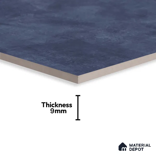 Stone Look Wall & Floor Tile TL 08213 B Oyster Navy 2 ft x 2 ft Vitrified Matte Finish - 9 mm
