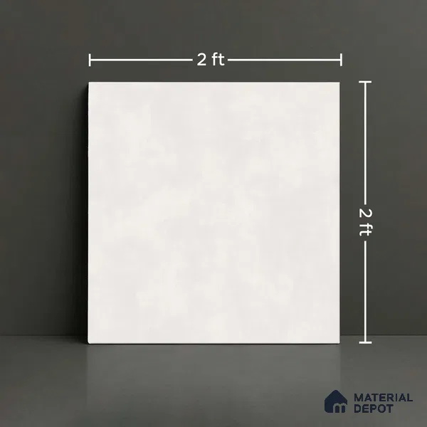 Cement Look Wall & Floor Tile TL 08213 C Oyster Verde 2 ft x 2 ft Vitrified Matte Finish - 9 mm