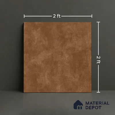 Stone Look Wall & Floor Tile TL 08213 G Oyster Brown 2 ft x 2 ft Vitrified Matte Finish - 9 mm