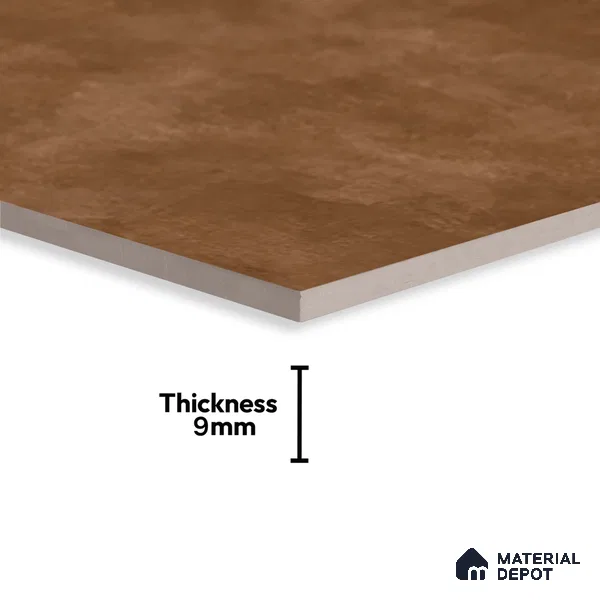 Stone Look Wall & Floor Tile TL 08213 G Oyster Brown 2 ft x 2 ft Vitrified Matte Finish - 9 mm