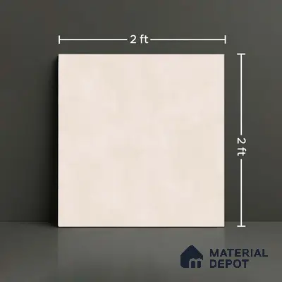 Cement Look Wall & Floor Tile TL 08213 H Oyster Crema 2 ft x 2 ft Vitrified Matte Finish - 9 mm