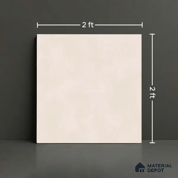 Cement Look Wall & Floor Tile TL 08213 H Oyster Crema 2 ft x 2 ft Vitrified Matte Finish - 9 mm