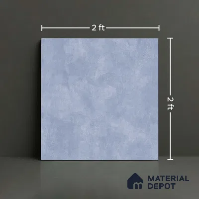 Stone Look Wall & Floor Tile TL 08213 Oyster Aqua 2 ft x 2 ft Vitrified Matte Finish - 9 mm