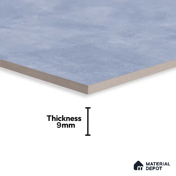 Stone Look Wall & Floor Tile TL 08213 Oyster Aqua 2 ft x 2 ft Vitrified Matte Finish - 9 mm