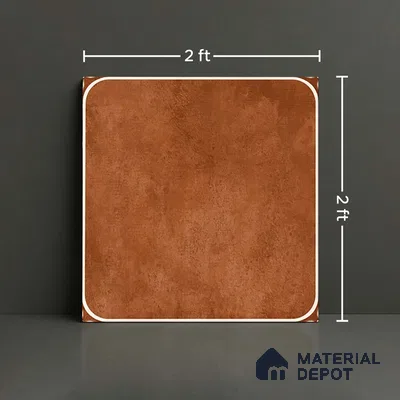 Stone Look Wall & Floor Tile TL 08218 D Petal Cotto 2 ft x 2 ft Vitrified Matte Finish - 9 mm