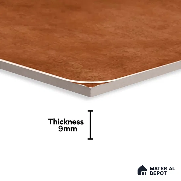 Stone Look Wall & Floor Tile TL 08218 D Petal Cotto 2 ft x 2 ft Vitrified Matte Finish - 9 mm