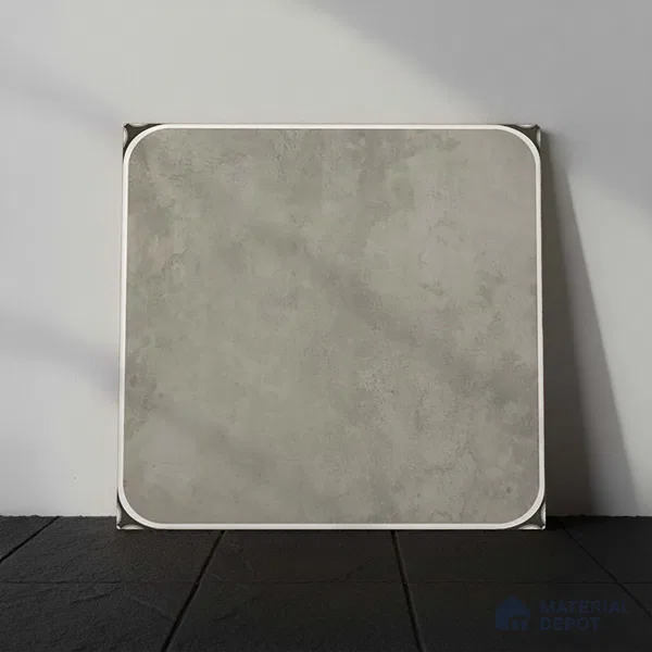 Cement Look Wall & Floor Tile TL 08218 F Petal Olive 2 ft x 2 ft Vitrified Matte Finish - 9 mm