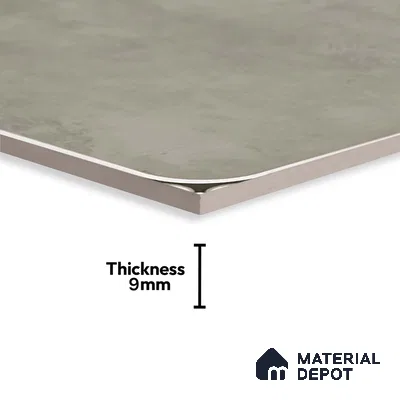 Cement Look Wall & Floor Tile TL 08218 F Petal Olive 2 ft x 2 ft Vitrified Matte Finish - 9 mm