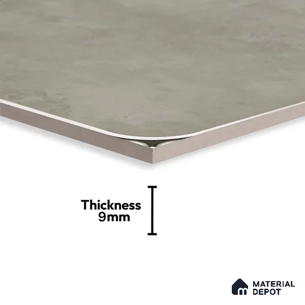 Cement Look Wall & Floor Tile TL 08218 F Petal Olive 2 ft x 2 ft Vitrified Matte Finish - 9 mm