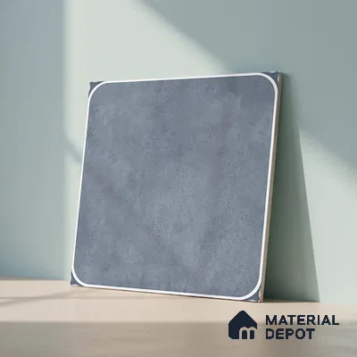 Cement Look Wall & Floor Tile TL 08218 Petal Azuvi 2 ft x 2 ft Vitrified Matte Finish - 9 mm