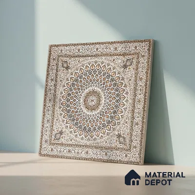 Patterned Look Wall & Floor Tile TL 08228 Mahtab 2 ft x 2 ft Vitrified Matte Finish - 9 mm | Please Expect a Slight Variation of Pattern