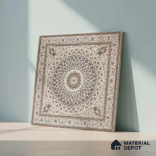 Patterned Look Wall & Floor Tile TL 08228 Mahtab 2 ft x 2 ft Vitrified Matte Finish - 9 mm | Please Expect a Slight Variation of Pattern