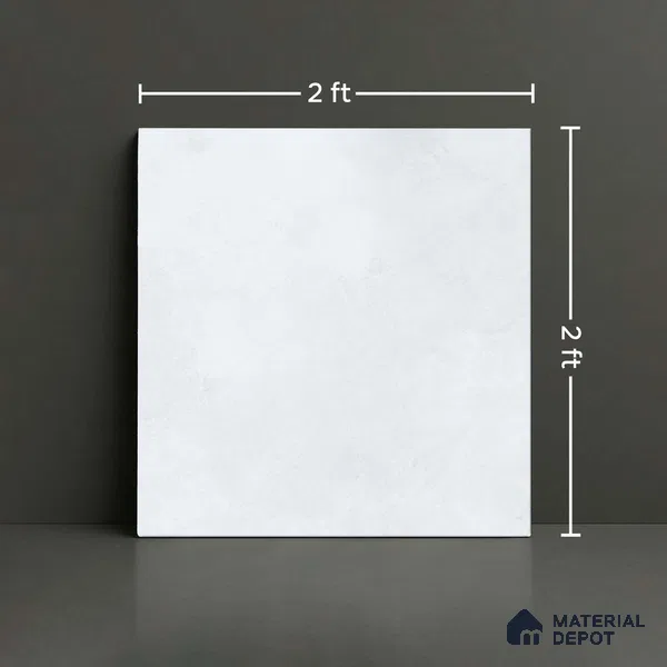 Cement Look Wall & Floor Tile TL 08215 C Polo Ice 2 ft x 2 ft Vitrified Matte Finish - 9 mm