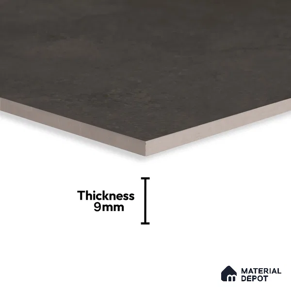 Stone Look Wall & Floor Tile TL 08215 D Polo Nero 2 ft x 2 ft Vitrified Matte Finish - 9 mm