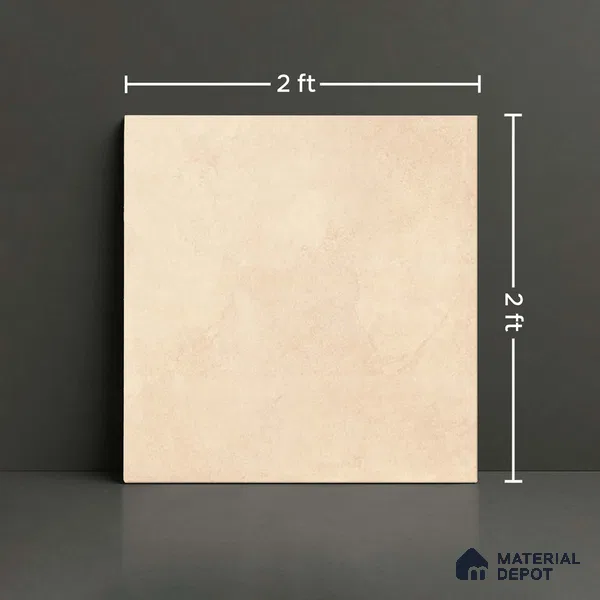 Stone Look Wall & Floor Tile TL 08215 Polo Crema 2 ft x 2 ft Vitrified Matte Finish - 9 mm