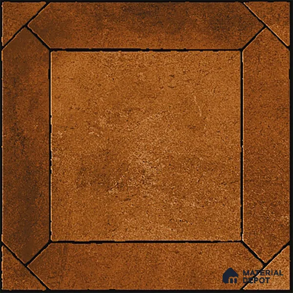 Stone Look Wall & Floor Tile TL 08216 Terra Cotta 2 ft x 2 ft Vitrified Matte Finish - 9 mm | Please Expect a Slight Variation of Pattern