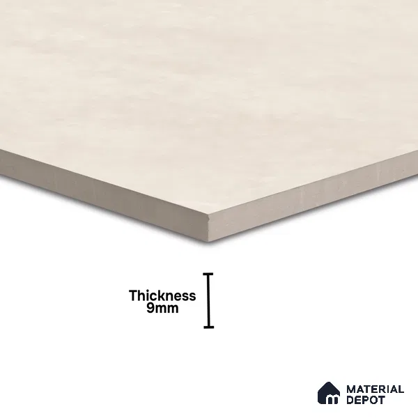 Plain Solids Wall & Floor Tile TL 07622 Interno Beige 2 ft x 2 ft Vitrified Matte Finish - 9 mm | 4 Random Design (Sample)