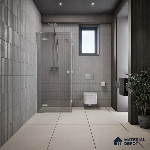 Plain Solids Wall & Floor Tile TL 07622 Interno Beige 2 ft x 2 ft Vitrified Matte Finish - 9 mm | 4 Random Design (Sample)