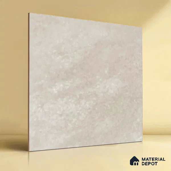 Cement Wall & Floor Tile TL 07623 Interno Silver 2 ft x 2 ft Vitrified Matte Finish - 9 mm | 4 Random Design (Sample)