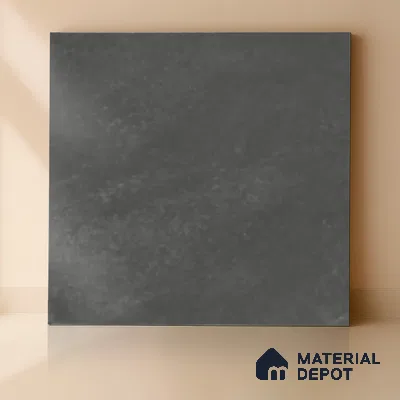 Stone Wall & Floor Tile TL 07625 Interno Anthracite 2 ft x 2 ft Vitrified Matte Finish - 9 mm | 4 Random Design (Sample)