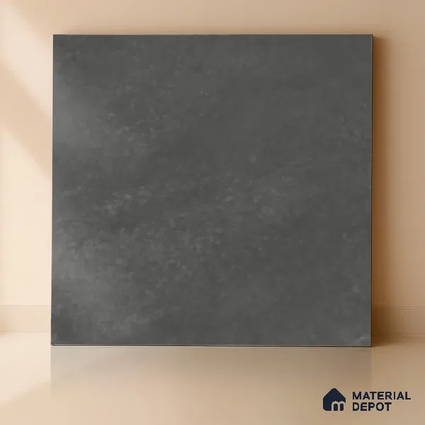 Stone Wall & Floor Tile TL 07625 Interno Anthracite 2 ft x 2 ft Vitrified Matte Finish - 9 mm | 4 Random Design (Sample)