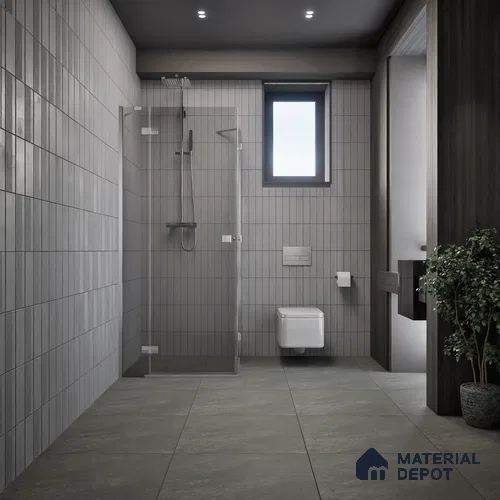 Stone Look Floor Tile TL 11016 D Interno Aura 2 ft x 2 ft Matte Finish Vitrified Tile - 9 mm | 4 Random Design | Suitable For Living Room, Dining & Patio