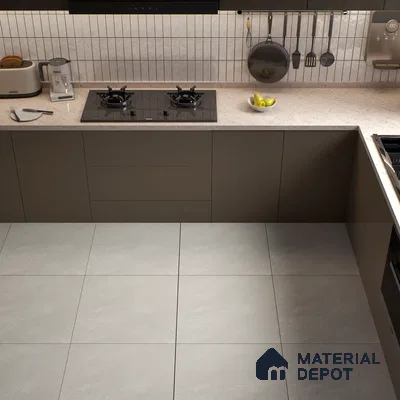 Stone Wall & Floor Tile TL 07624 Interno Gris 2 ft x 2 ft Vitrified Matte Finish - 9 mm | 4 Random Design (Sample)