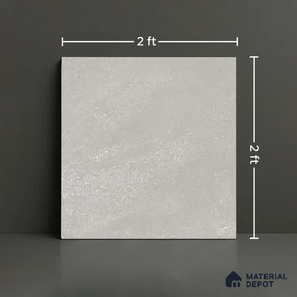 Stone Wall & Floor Tile TL 07624 Interno Gris 2 ft x 2 ft Vitrified Matte Finish - 9 mm | 4 Random Design (Sample)