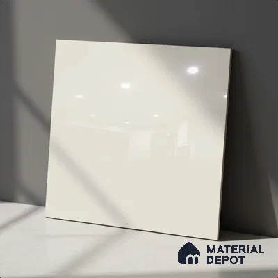 Stone Look TL 08530 Ivory 2 ft x 2 ft Vitrified Glossy Finish - 6 mm (Sample)