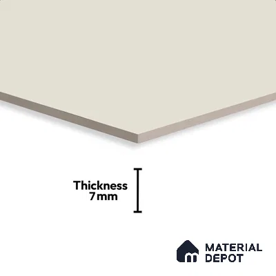 Stone Look TL 08530 Ivory 2 ft x 2 ft Vitrified Glossy Finish - 6 mm (Sample)