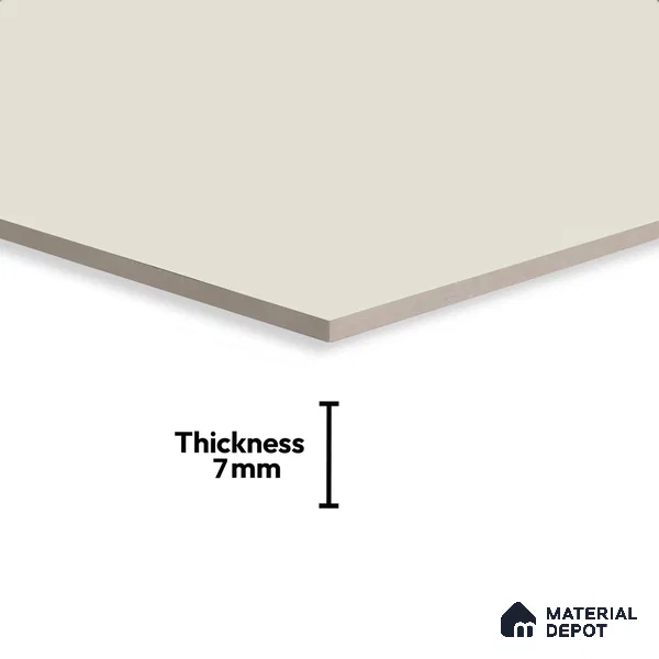 Stone Look TL 08530 Ivory 2 ft x 2 ft Vitrified Glossy Finish - 6 mm (Sample)