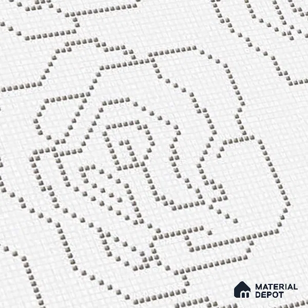 Moroccan Floor & Wall Tile TL 09803 B 2 ft x 2 ft Vitrified Matte Finish Tile - 9 mm | Suitable For Kitchen, Accent/Feature Wall, Dining Area | Please Expect a Slight Variation of Pattern