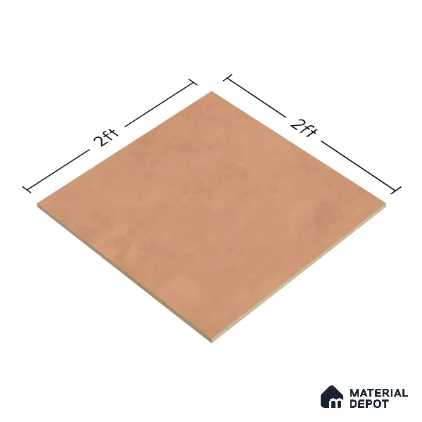 Stone Floor & Wall Tile TL 07534 B Elementi Rosso 2 ft x 2 ft Vitrified Matte Finish - 9 mm | 8 Random Design (Sample)