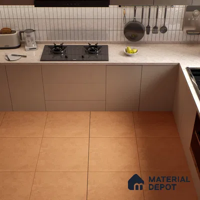Stone Floor & Wall Tile TL 07534 B Elementi Rosso 2 ft x 2 ft Vitrified Matte Finish - 9 mm | 8 Random Design (Sample)