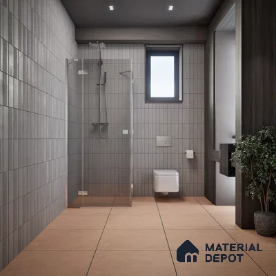 Stone Floor & Wall Tile TL 07534 B Elementi Rosso 2 ft x 2 ft Vitrified Matte Finish - 9 mm | 8 Random Design (Sample)