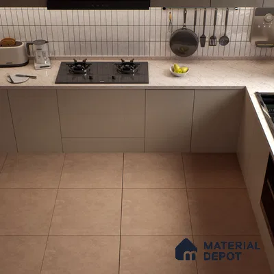 Plain Tile TL 07534 C Elementi Copper 2 ft x 2 ft Vitrified Matte Finish - 9 mm | 8 Random Design (Sample)