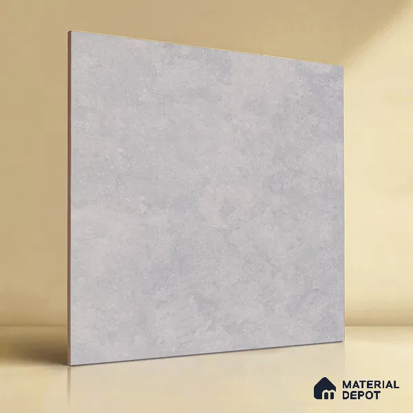 Plain Tile TL 07534 D Elementi Bianco 2 ft x 2 ft Vitrified Matte Finish - 9 mm | 8 Random Design (Sample)