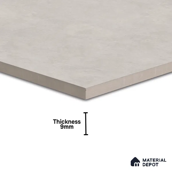 Plain Tile TL 07534 D Elementi Bianco 2 ft x 2 ft Vitrified Matte Finish - 9 mm | 8 Random Design (Sample)