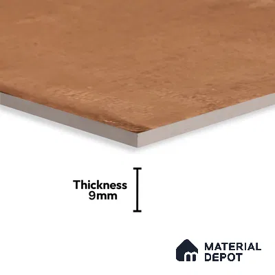 Stone Floor & Wall Tile TL 09811  2 ft x 2 ft Brown Vitrified Matte Finish Tile - 9 mm | Ideal for Living Room, Bedroom, Bathroom, Kitchen (Sample)