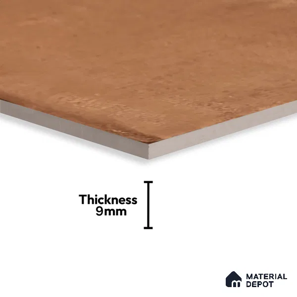 Stone Floor & Wall Tile TL 09811  2 ft x 2 ft Brown Vitrified Matte Finish Tile - 9 mm | Ideal for Living Room, Bedroom, Bathroom, Kitchen (Sample)