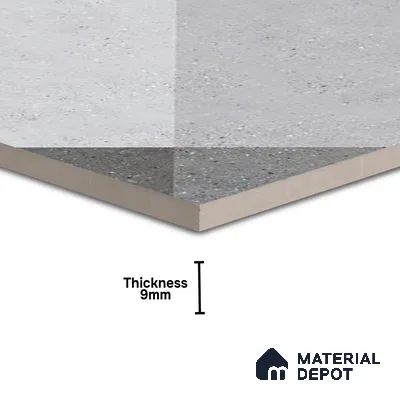 Stone Wall & Floor Tile TL 07620 Terrazzo Fusion Art 2 ft x 2 ft Vitrified Matte Finish - 9 mm | 8 Random Design | Please Expect a Slight Variation of Pattern