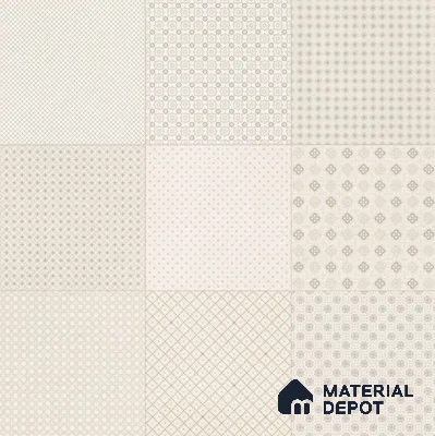 Moroccan Tile TL 08042 Corbi Beige Beige 2 ft x 2 ft Vitrified Matte Finish - 9 mm | Suitable For Balcony, Bathroom, Dining Area | Please Expect a Slight Variation of Pattern