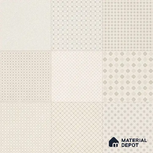 Moroccan Tile TL 08042 Corbi Beige Beige 2 ft x 2 ft Vitrified Matte Finish - 9 mm | Suitable for Living Room, Bedroom, Bathroom & Kitchen | Please Expect a Slight Variation of Pattern
