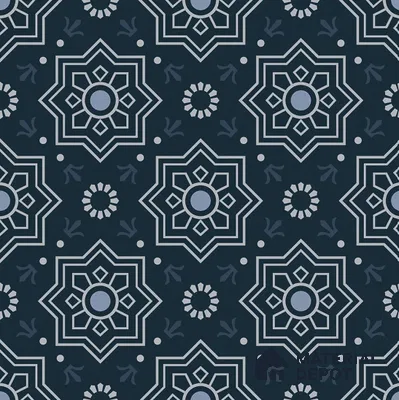 Moroccan Tile TL 08032 Seoni Black Black 2 ft x 2 ft Vitrified Matte Finish - 9 mm | Suitable For Kitchen Backspash, Accent/Feature Wall, Dining Area | Please Expect a Slight Variation of Pattern