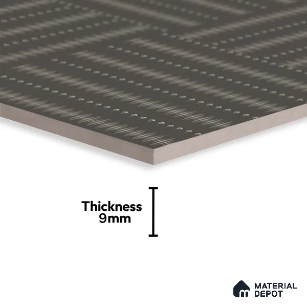 Patterned Wall & Floor Tile TL 09807 2 ft x 2 ft Vitrified Matte Finish Tile - 9 mm | Ideal for Living Room, Bedroom, Bathroom, Kitchen | Please Expect a Slight Variation of Pattern