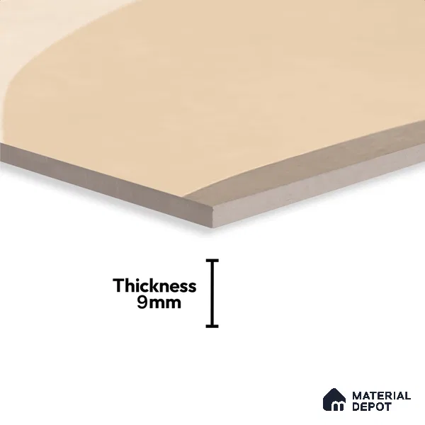 Moroccan Floor & Wall Tile TL 09816 2 ft x 2 ft Ivory Vitrified Matte Finish Tile - 9 mm | Suitable For Kitchen, Dining Area | Please Expect a Slight Variation of Pattern