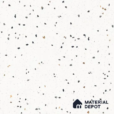 Terrazzo Floor & Wall Tile TL 07519 Lunar Specks 2 ft x 2 ft Rustic Carving Matte Finish Vitrified Tile - 9 mm |  Suitable For Living Room, Bedroom, Bathroom, Kitchen & Dining (Sample)