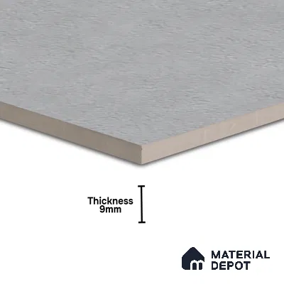Cement Look Floor Tile TL 07621 Iron Anchorage 2 ft x 2 ft Matte Finish Vitrified Tile - 9 mm | 6 Random Design | Suitable For Living Room, Bedroom & Dining (Sample)
