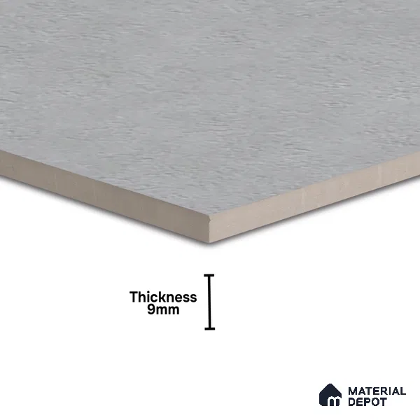 Cement Look Floor Tile TL 07621 Iron Anchorage 2 ft x 2 ft Matte Finish Vitrified Tile - 9 mm | 6 Random Design | Suitable For Living Room, Bedroom & Dining (Sample)